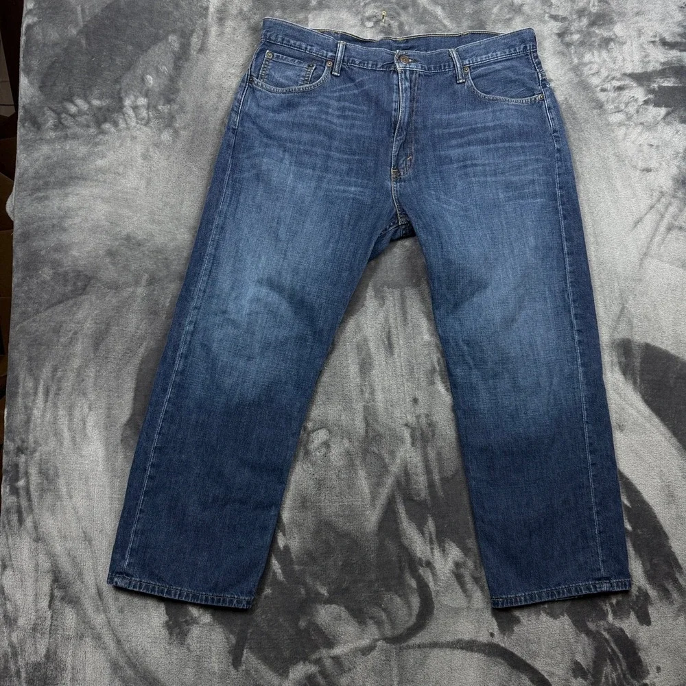 Levi's 569 Loose Straight Jeans Mens 38x30 Blue Denim Relaxed Fit 00569-0162
